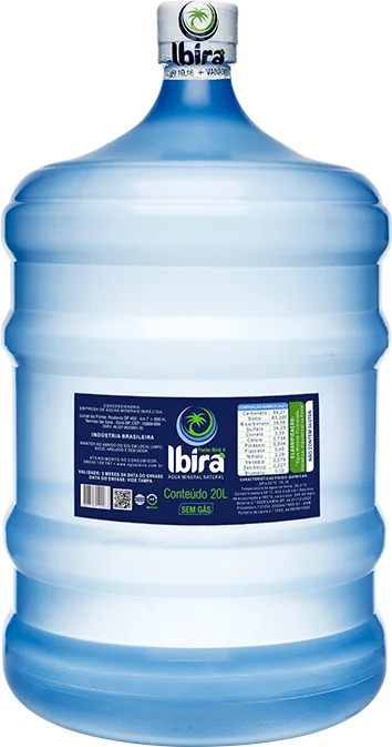 Água mineral Ibirá sem gás, galão de 20 litros